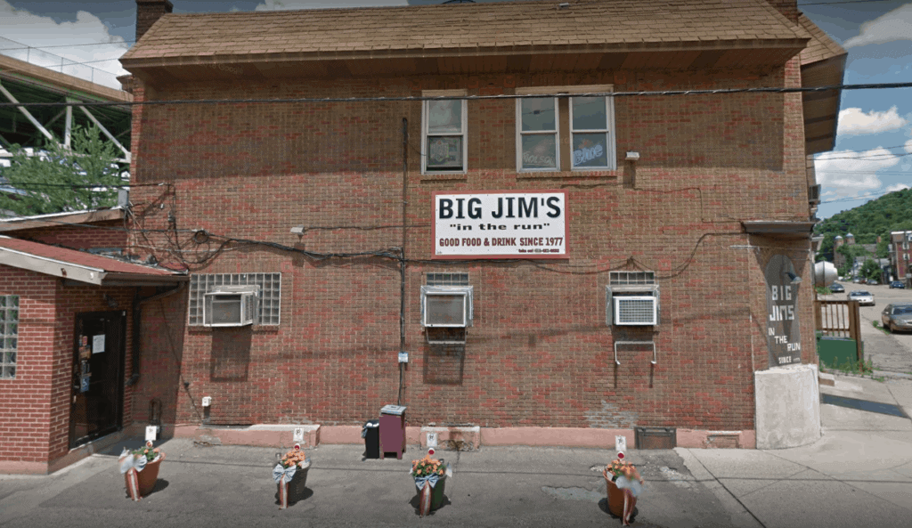 Big Jim's is one of the Pittsburgh restaurants on Diners Drive-Ins and Dives. 