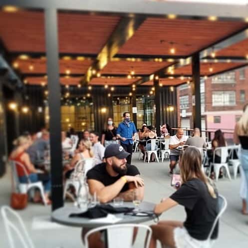 Cinderlands is one of the restaurants with rooftop seating In Pittsburgh. 