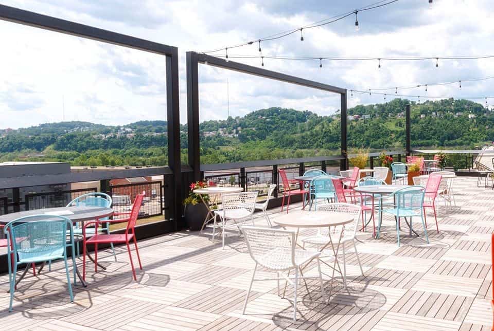 Over Eden is one of the restaurants with rooftop seating In Pittsburgh. 