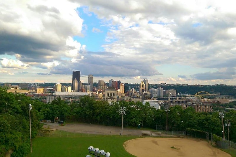 Fineview Overlook is one of the socially-distanced places to visit in Pittsburgh.  