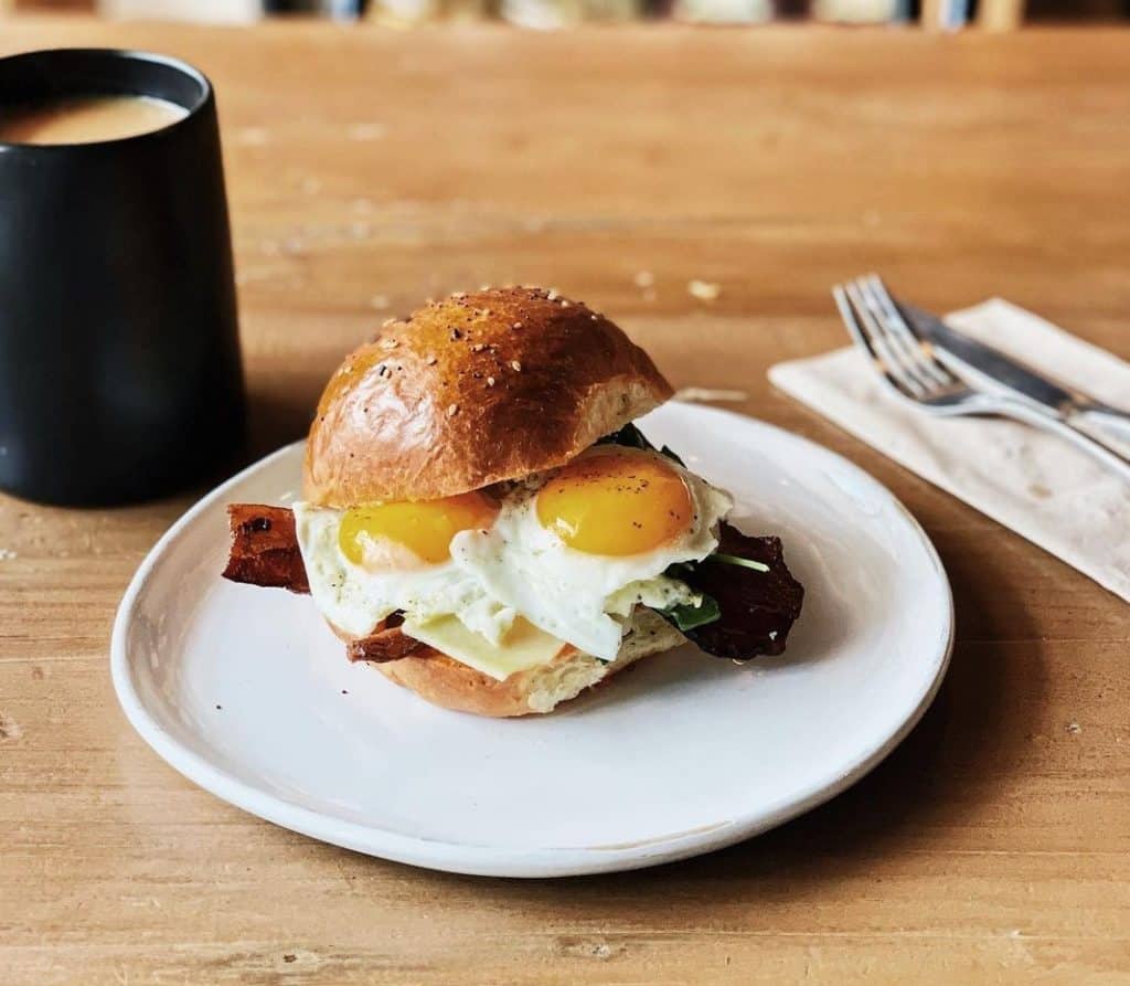 Mediterra Cafe has one of the best breakfast sandwiches in Pittsburgh.